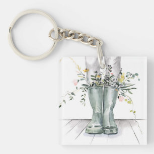 Fluss und Wachstum II Schlüsselanhänger