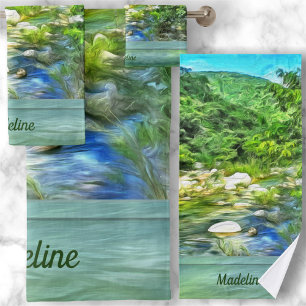 Fluss Vallarta South 0366 Badhandtuch Set