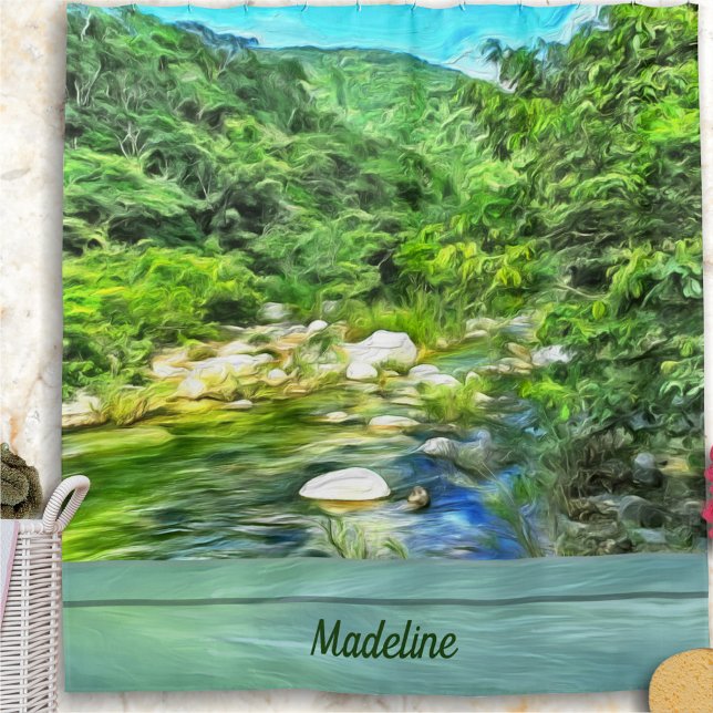 Fluss Vallarta South 0366 Duschvorhang (Von Creator hochgeladen)