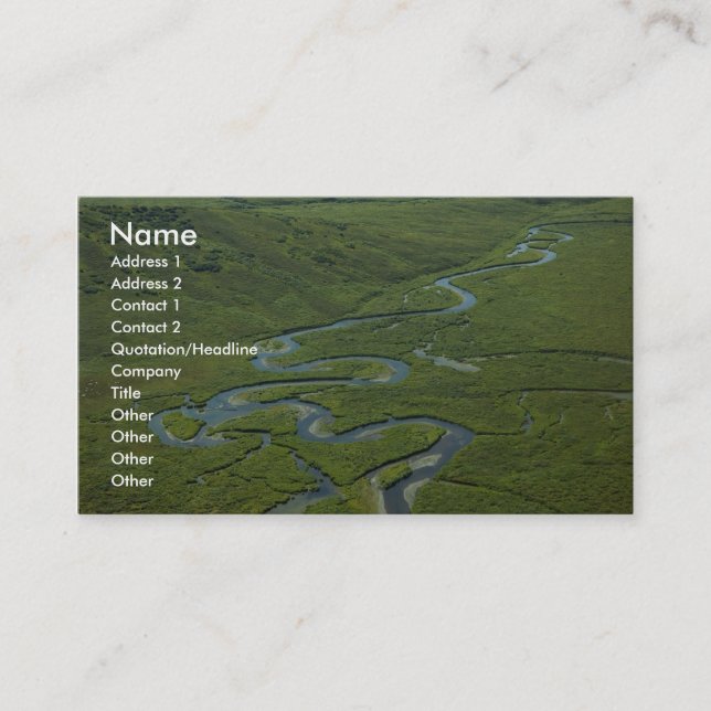 Fluss Visitenkarte (Vorderseite)