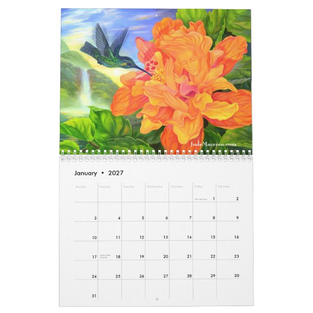 Fluss von Leben-Kalender-Kalender 2009 Kalender (Jan 2027)