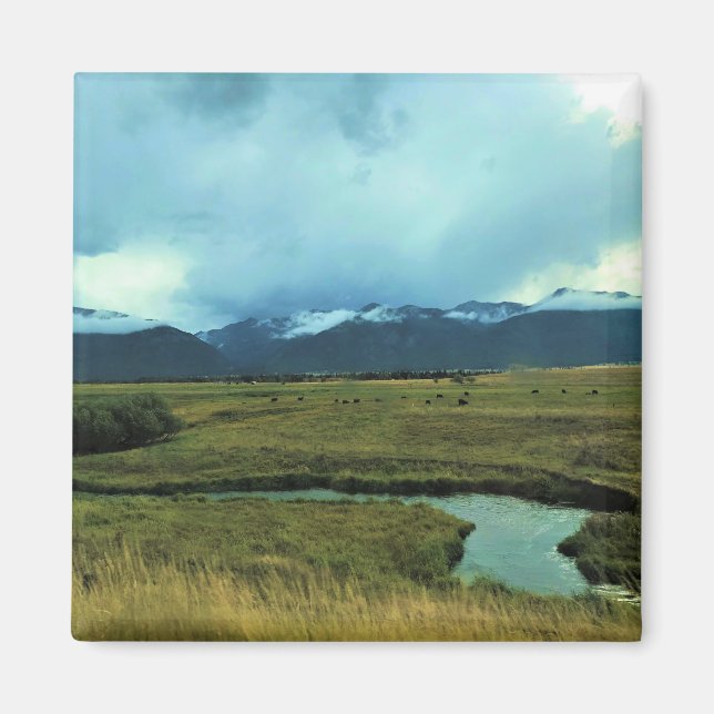 Fluss Wallowa, Oregon Magnet (Vorne)