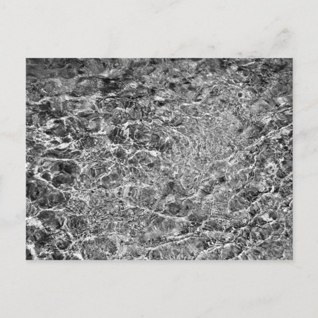 Fluss Water Ripples Postkarte (Vorderseite)
