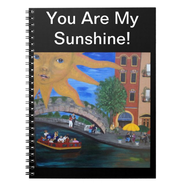 Fluss-Weg-Anmerkungs-Buch Notizblock (Vorderseite)