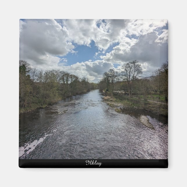 Fluss Wharfe Magnet (Vorne)