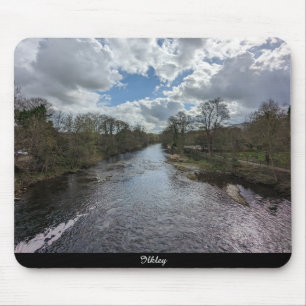Fluss Wharfe Mousepad