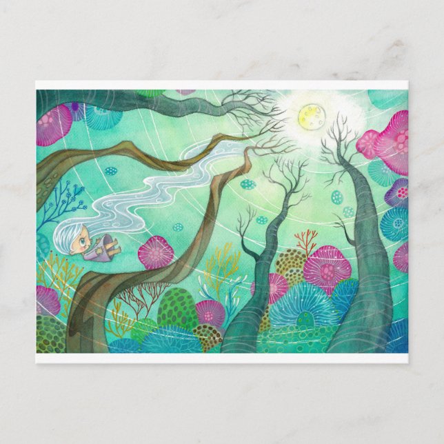 Fluss wie Wasser Postkarte (Vorderseite)