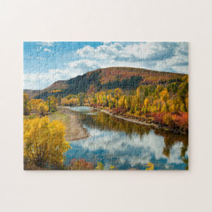 Fluss Yampa im Herbst Puzzle