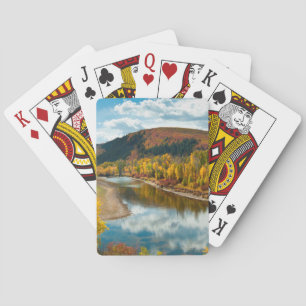 Fluss Yampa im Herbst Spielkarten