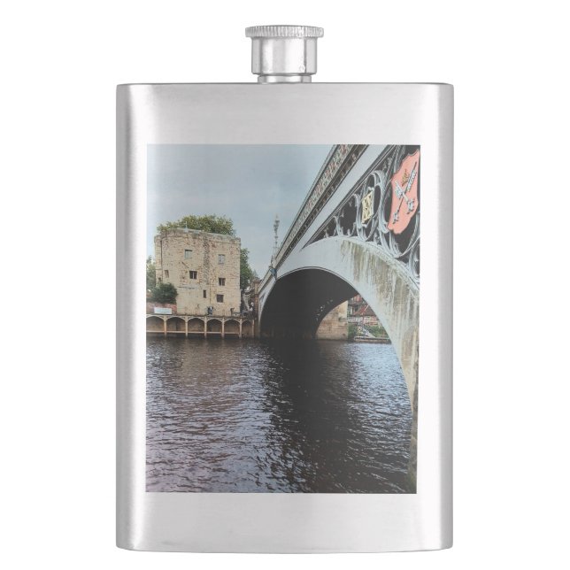Fluss York Flachmann (Vorderseite)