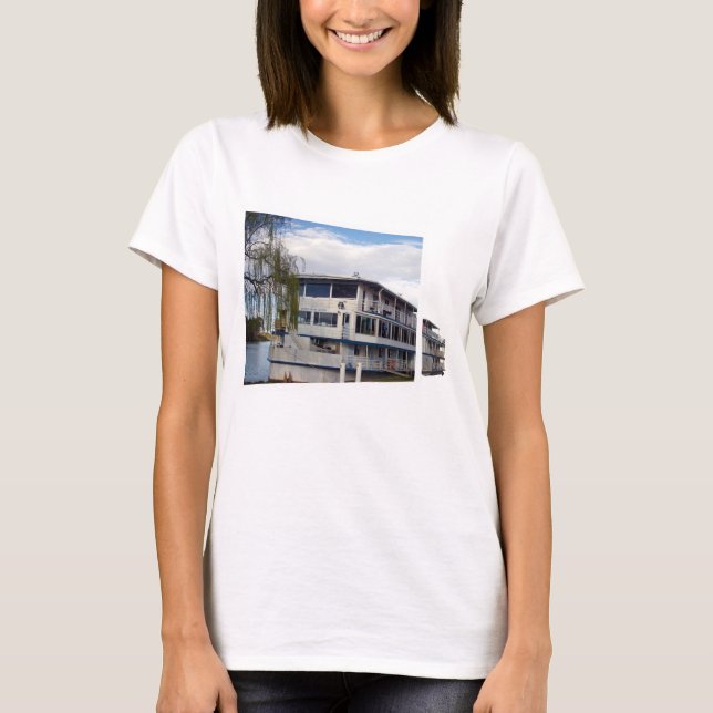 Flussboot-Pop-Out-Kunst,  T-Shirt (Vorderseite)