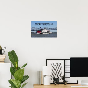 Flussboot Poster