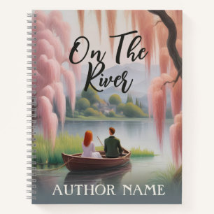 Flussboot-Romanze Buchcover-Inspirationsnotizbuch Notizbuch