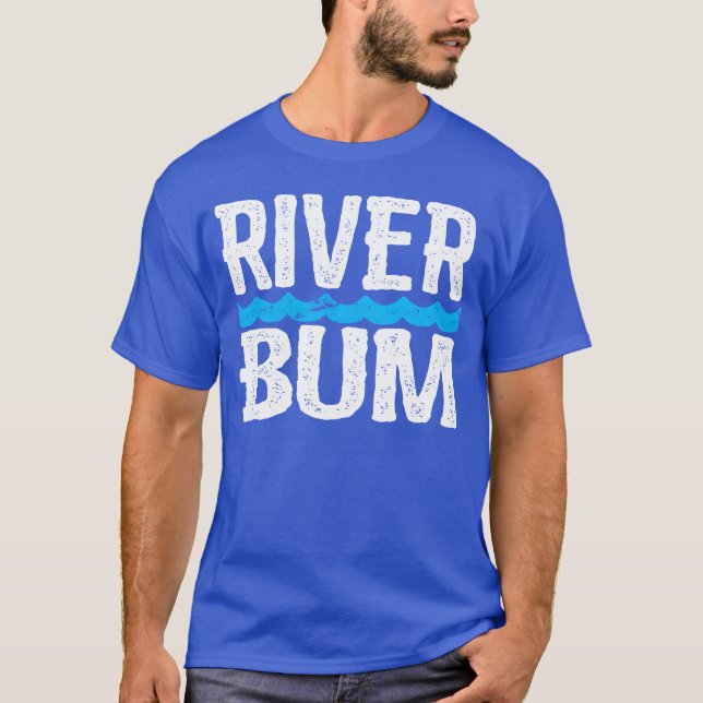 Flussbum Floating Float Camping Urlaub Rattengirl T-Shirt (Vorderseite)