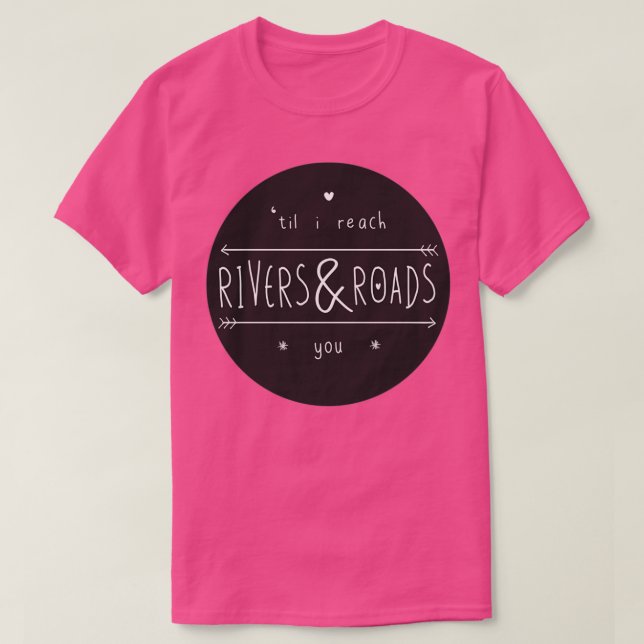 Flüsse Straßen T-Shirt (Design vorne)