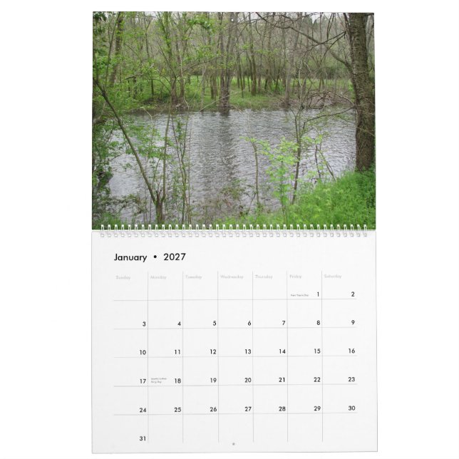 Flüsse u. Ströme 2010 Kalender (Jan 2027)