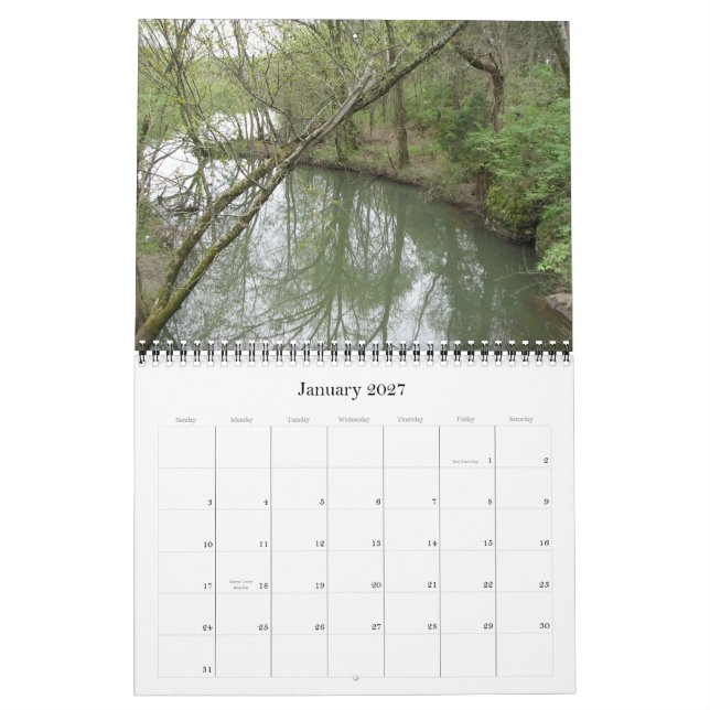 Flüsse u. Ströme, 2012 Kalender (Jan 2027)