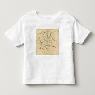Flüsse und Täler von Deutschland Kleinkind T-shirt