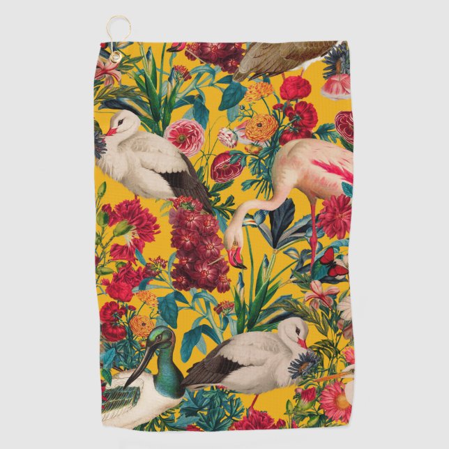 FLÜSSE UND VÖGEL XVIII GOLFHANDTUCH (Vorderseite)