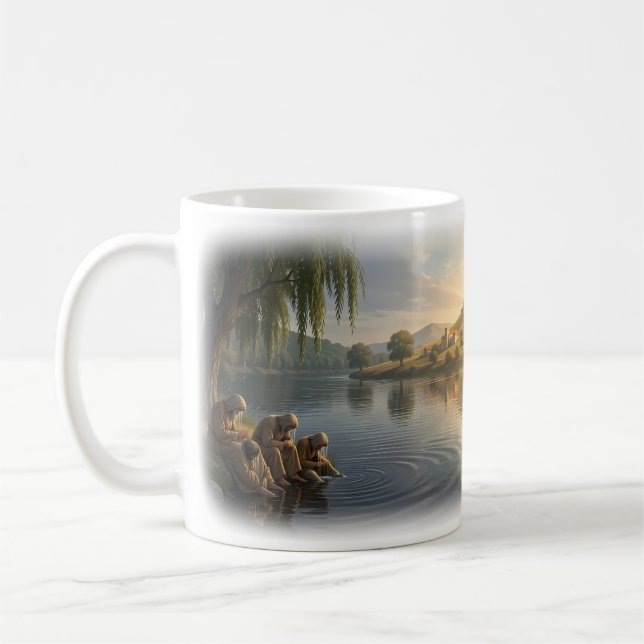 Flüsse von Babylon Spiritualer Becher Kaffeetasse (Links)