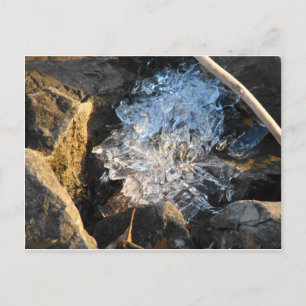 Flusseis Postkarte