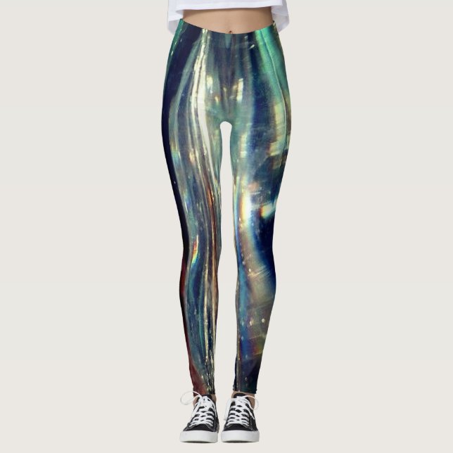 FLUSSGLAS UMGEKEHRT 180 GRAD LEGGINGS (Vorderseite)
