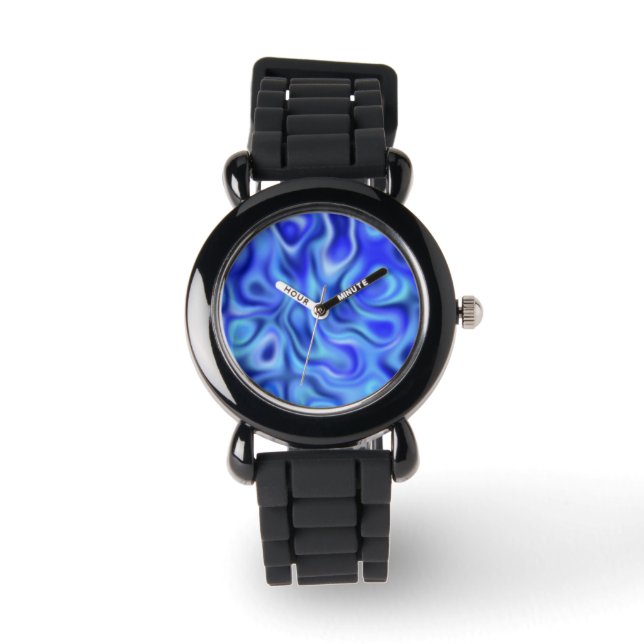 flüssig blau armbanduhr (Vorderseite)