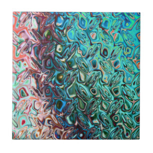 Flüssig Blaue Gel Abstrakt Fliese