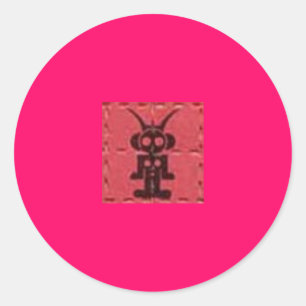 Flüssig-Himmelspanner Runder Aufkleber