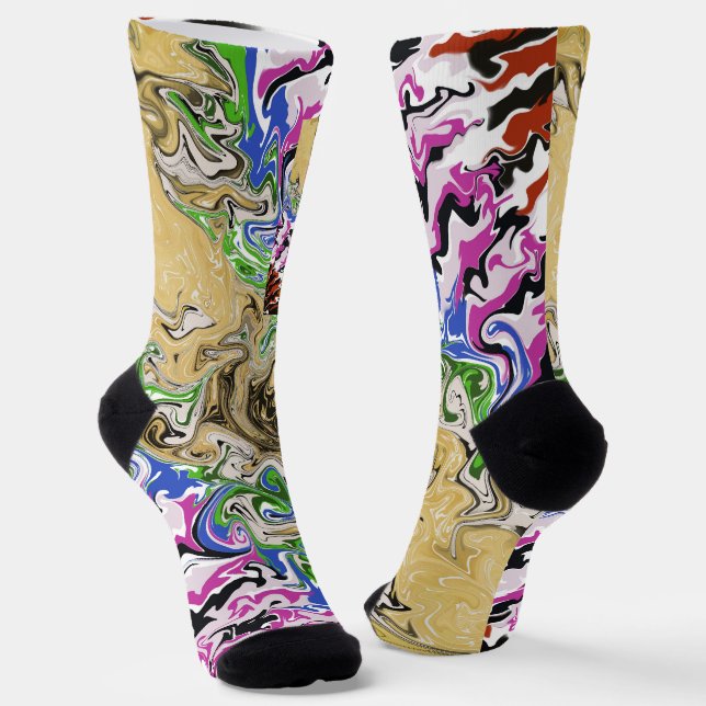 flüssig socken (Gewinkelt)