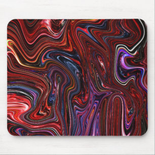 Flüssige Farbe abstrakt Mousepad