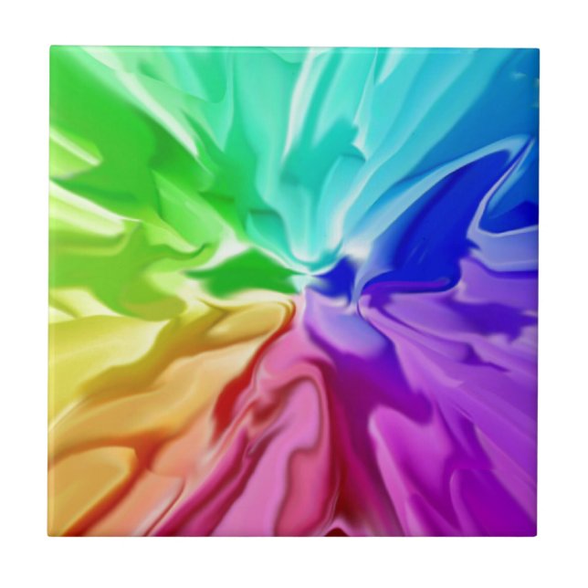 Flüssige Farbe Fliese (Vorderseite)