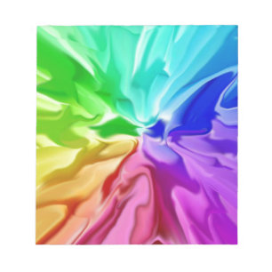Flüssige Farbe Notizblock