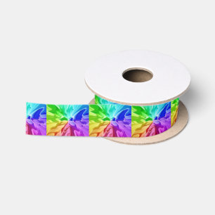 Flüssige Farbe Satinband