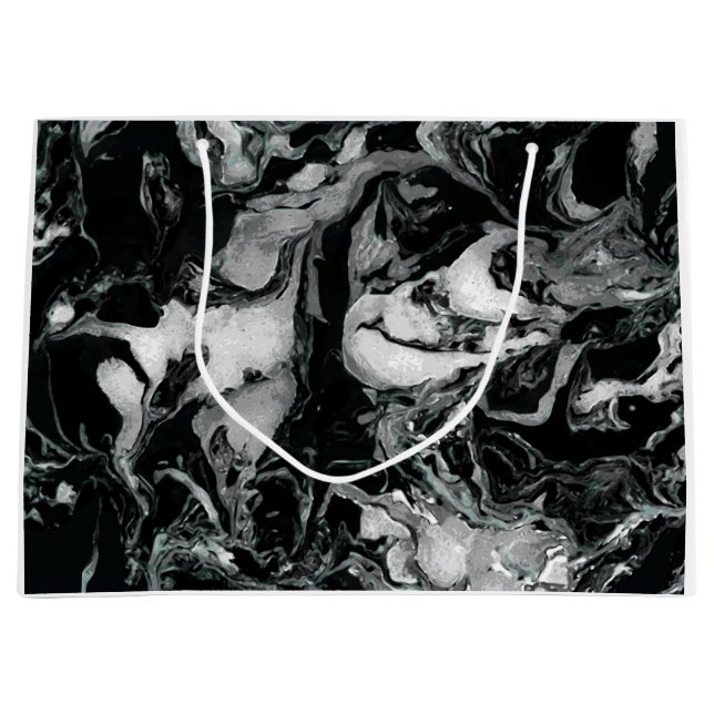 Flüssige Farbenkunst der Große Geschenktüte (Vorderseite)