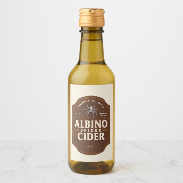 Flüssige Funny Sticker Name Party Flasche Gin Unic Weinetikett (Vorderseite)