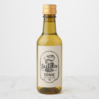 Flüssige Funny Sticker Name Party Flasche Gin Unic Weinetikett