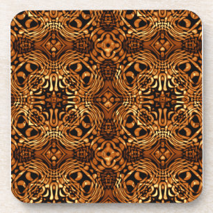 Flüssige Golden Bars Getränkeuntersetzer