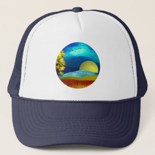 Flüssige Himmelslandschaft Truckerkappe