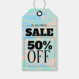 Flüssige Imitate holografische irisierende Textur Geschenkanhänger