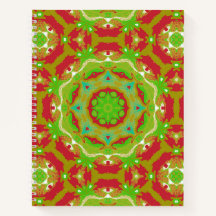 Flüssige Kunst-Mandala-Muster für die Feiertage