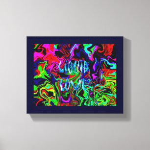 Flüssige Liebe ~ Eingewickelte Leinwand 1,9 cm Abs