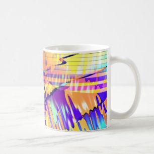 Flüssige Linien und Wellen Kaffeetasse