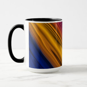 Flüssige Malerei Abstract Tasse