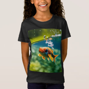 Flüssige Metamorphose: Der Tropfen, der taucht T-Shirt