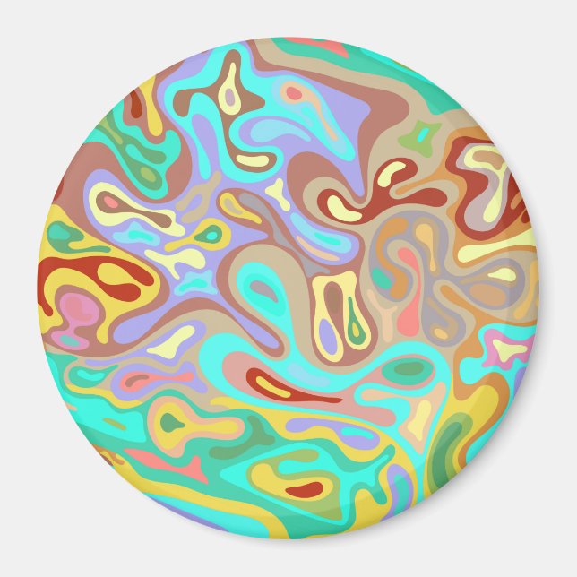 Flüssige Oberfläche 12 Magnet (Vorne)