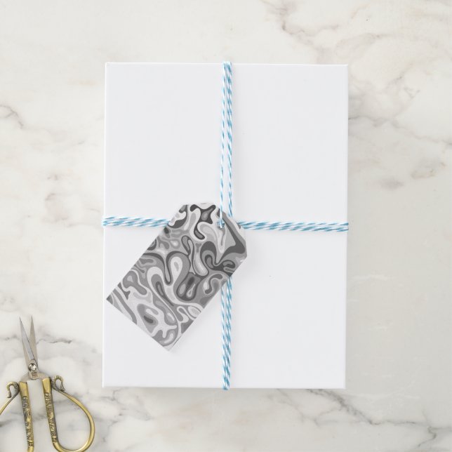 Flüssige Oberfläche 13 Geschenkanhänger (Mit Garn)