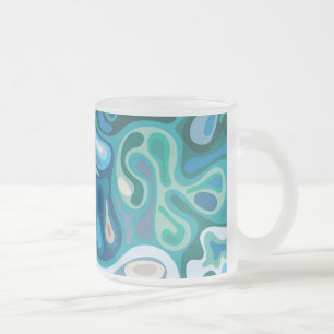 Flüssige Oberfläche 1 Mattglastasse