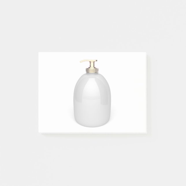 Flüssige Seife Post-it Klebezettel (Vorderseite)