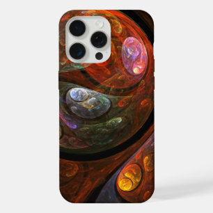 Flüssige Verbindung Moderne Kosmische Abstrakte Ku iPhone 15 Pro Max Hülle